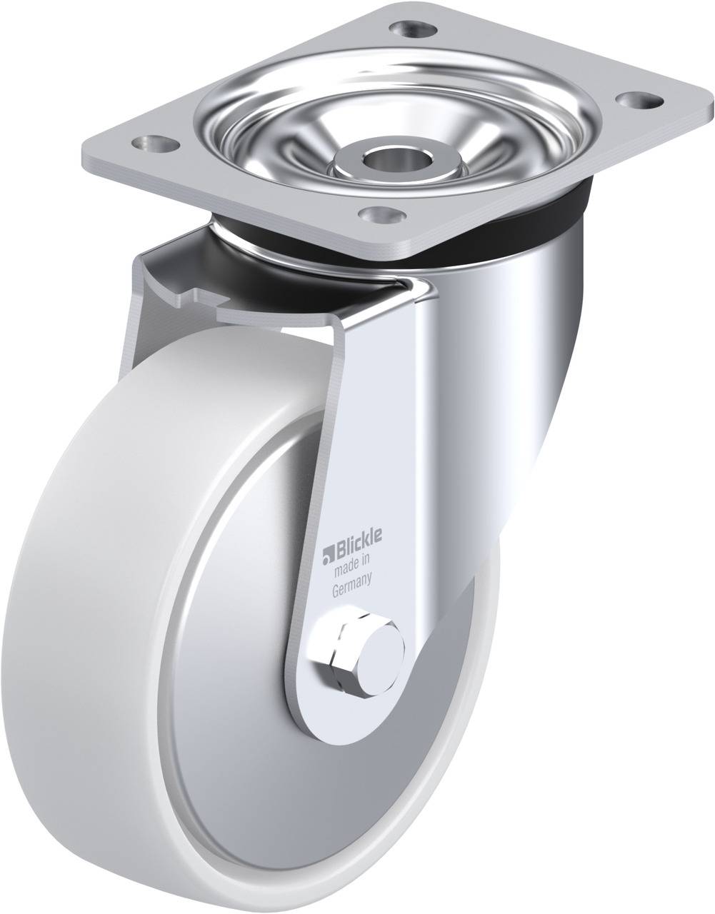 Blickle 86447 LK-PO 150G-FA Kółko skrętne Średnica koła: 150 mm Maksymalne obciążenie: 400 kg 1 szt. - obrazek 1