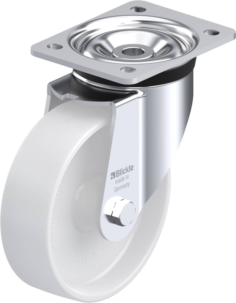 Blickle 644708 LK-PO 160G Kółko skrętne Średnica koła: 160 mm Maksymalne obciążenie: 450 kg 1 szt. - obrazek 1