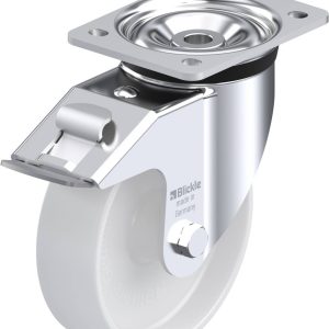 Blickle 629253 LK-PO 160G-FI Kółko skrętne z hamulcem Średnica koła: 160 mm Maksymalne obciążenie: 450 kg 1 szt. Blickle 629253 LK-PO 160G-FI Kółko skrętne z hamulcem Średnica koła: 160 mm Maksymalne obciążenie: 450 kg 1 szt.