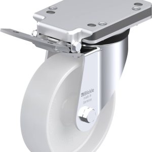 Blickle 646620 LK-PO 160G-IS Kółko skrętne z hamulcem Średnica koła: 160 mm Maksymalne obciążenie: 450 kg 1 szt. Blickle 646620 LK-PO 160G-IS Kółko skrętne z hamulcem Średnica koła: 160 mm Maksymalne obciążenie: 450 kg 1 szt.
