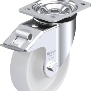 Blickle 644161 LK-PO 160K-FI Kółko skrętne z hamulcem Średnica koła: 160 mm Maksymalne obciążenie: 450 kg 1 szt. Blickle 644161 LK-PO 160K-FI Kółko skrętne z hamulcem Średnica koła: 160 mm Maksymalne obciążenie: 450 kg 1 szt.