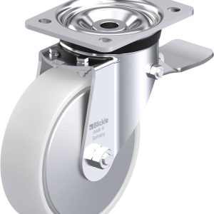 Blickle 750270 LK-PO 160K-ST-FA Kółko skrętne z hamulcem Średnica koła: 160 mm Maksymalne obciążenie: 450 kg 1 szt. Blickle 750270 LK-PO 160K-ST-FA Kółko skrętne z hamulcem Średnica koła: 160 mm Maksymalne obciążenie: 450 kg 1 szt.