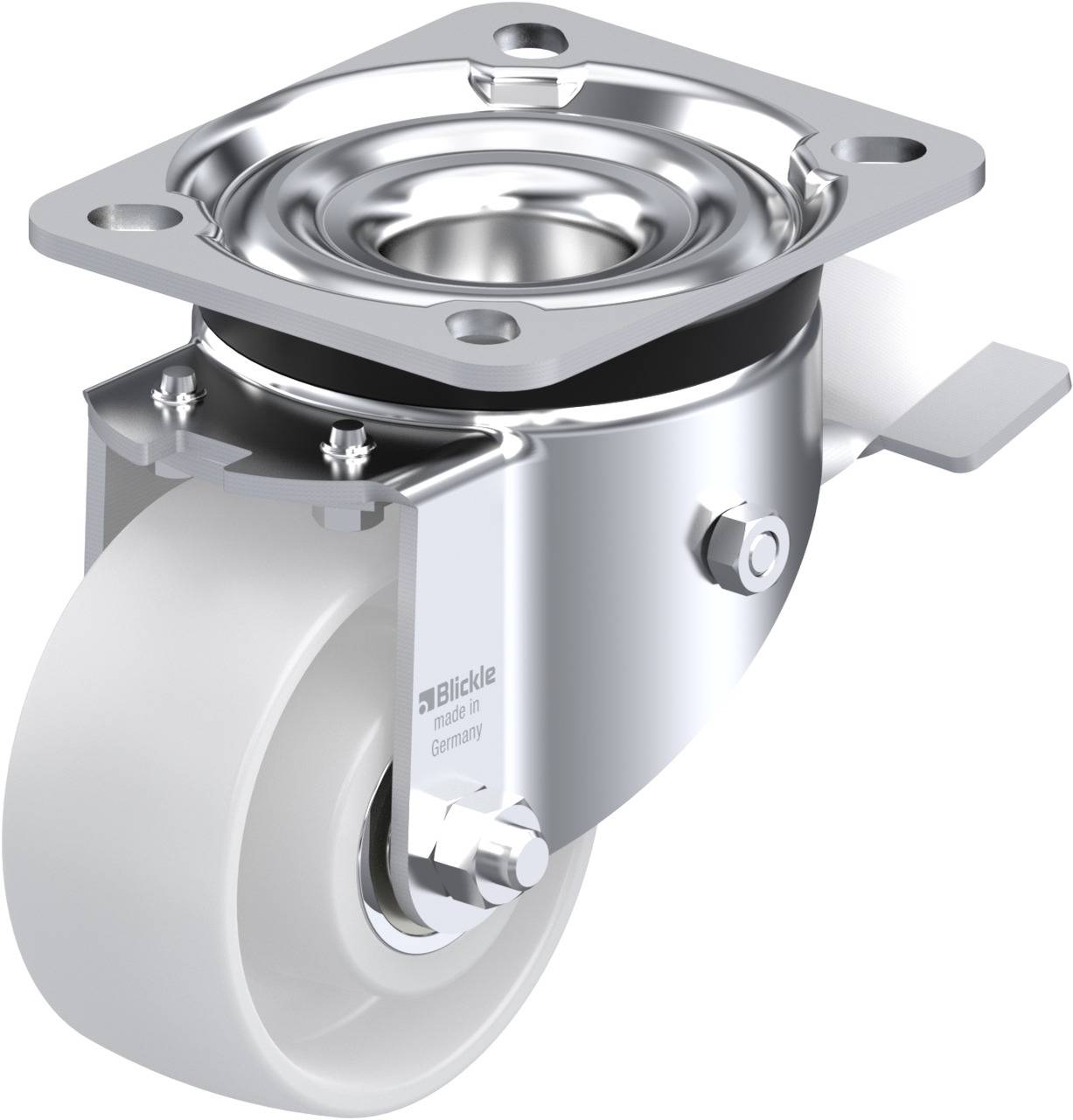 Blickle 852669 LK-PO 82K-ST Kółko skrętne z hamulcem Średnica koła: 80 mm Maksymalne obciążenie: 250 kg 1 szt. - obrazek 1