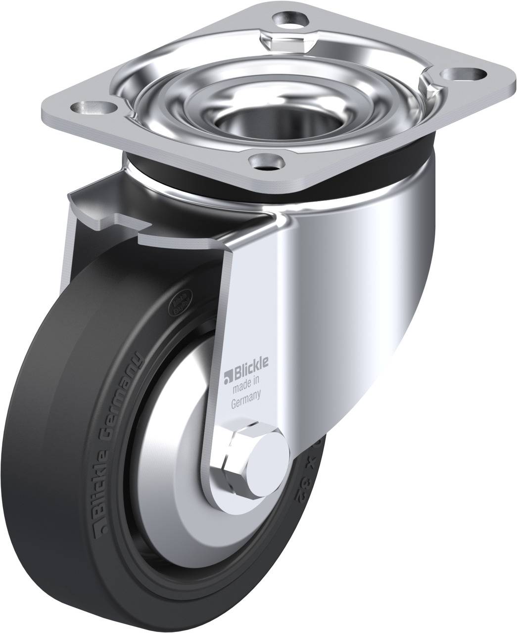 Blickle 356790 LK-POEV 100R-1-FA Kółko skrętne Średnica koła: 100 mm Maksymalne obciążenie: 200 kg 1 szt. - obrazek 1