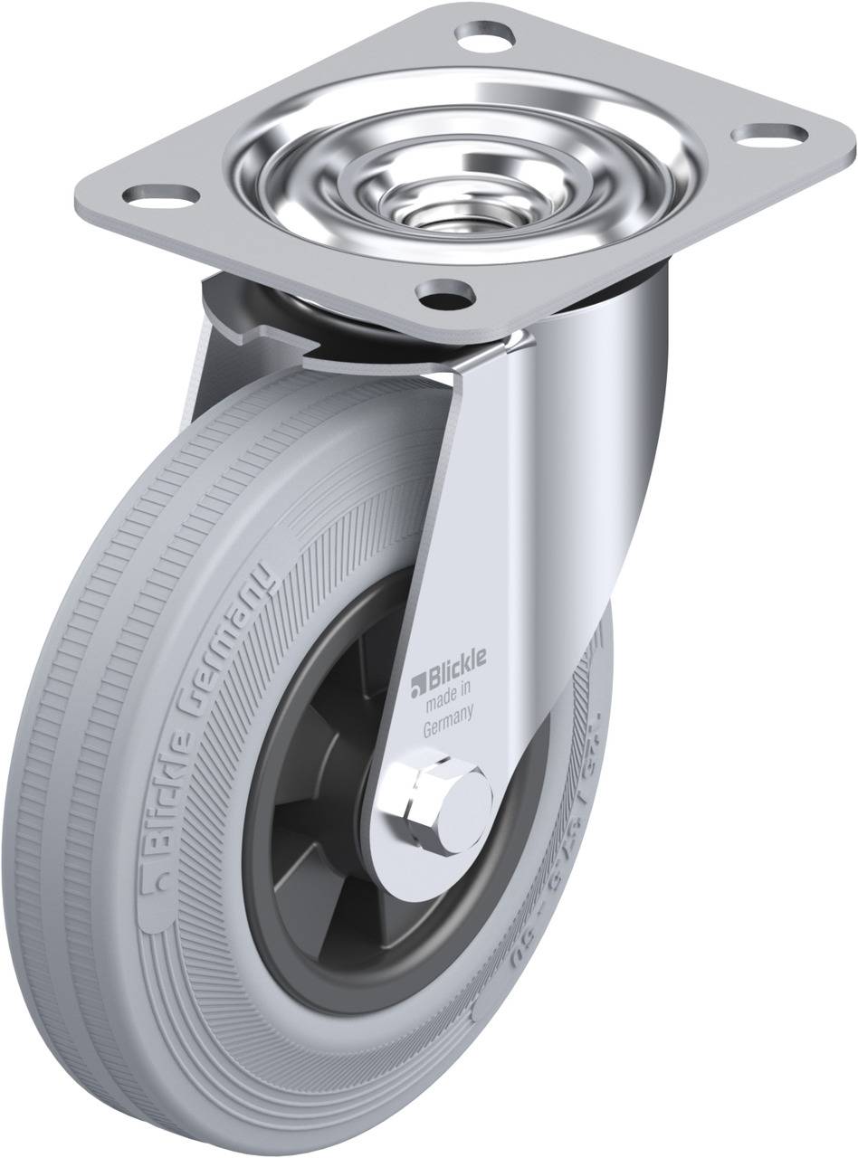 Blickle 309591 LE-VPP 125R-SG Kółko skrętne Średnica koła: 125 mm Maksymalne obciążenie: 100 kg 1 szt. - obrazek 1
