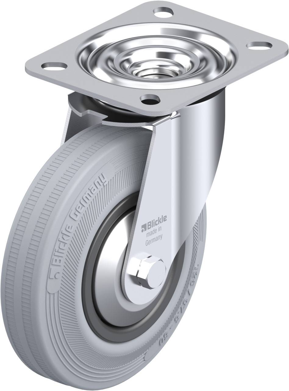 Blickle 379396 LE-VPP 125R-SG-FA Kółko skrętne Średnica koła: 125 mm Maksymalne obciążenie: 100 kg 1 szt. - obrazek 1