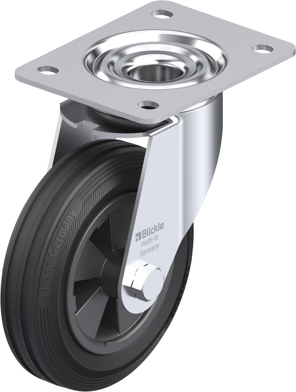 Blickle 577858 LE-VPP 150G Kółko skrętne Średnica koła: 150 mm Maksymalne obciążenie: 135 kg 1 szt. - obrazek 1