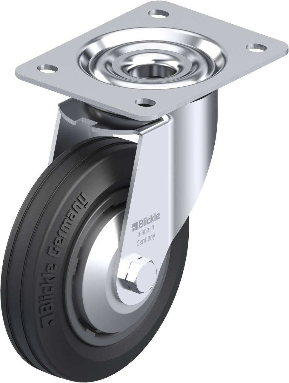 Blickle 736960 LE-VPP 150G-FA Kółko skrętne Średnica koła: 150 mm Maksymalne obciążenie: 135 kg 1 szt. - obrazek 1