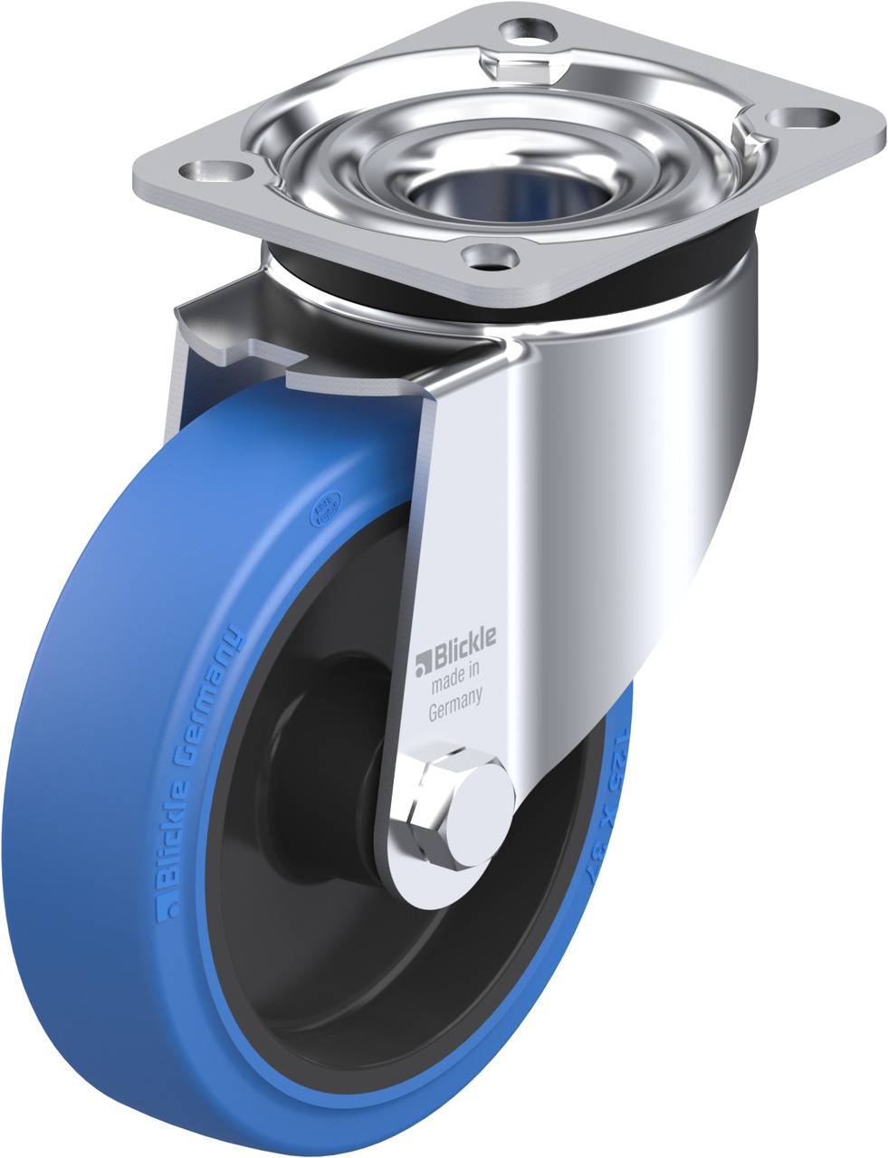 Blickle 703652 LK-POEV 125R-1-SB Kółko skrętne Średnica koła: 125 mm Maksymalne obciążenie: 250 kg 1 szt. - obrazek 1