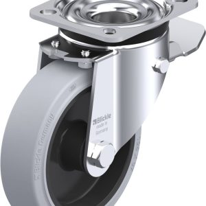Blickle 294637 LK-POEV 125R-1-ST-SG Kółko skrętne z hamulcem Średnica koła: 125 mm Maksymalne obciążenie: 250 kg 1 szt.