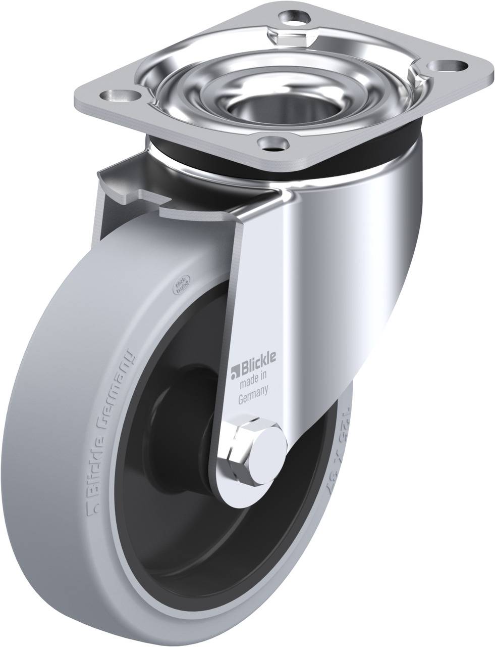 Blickle 682146 LK-POEV 125XR-1-SG Kółko skrętne Średnica koła: 125 mm Maksymalne obciążenie: 250 kg 1 szt. - obrazek 1
