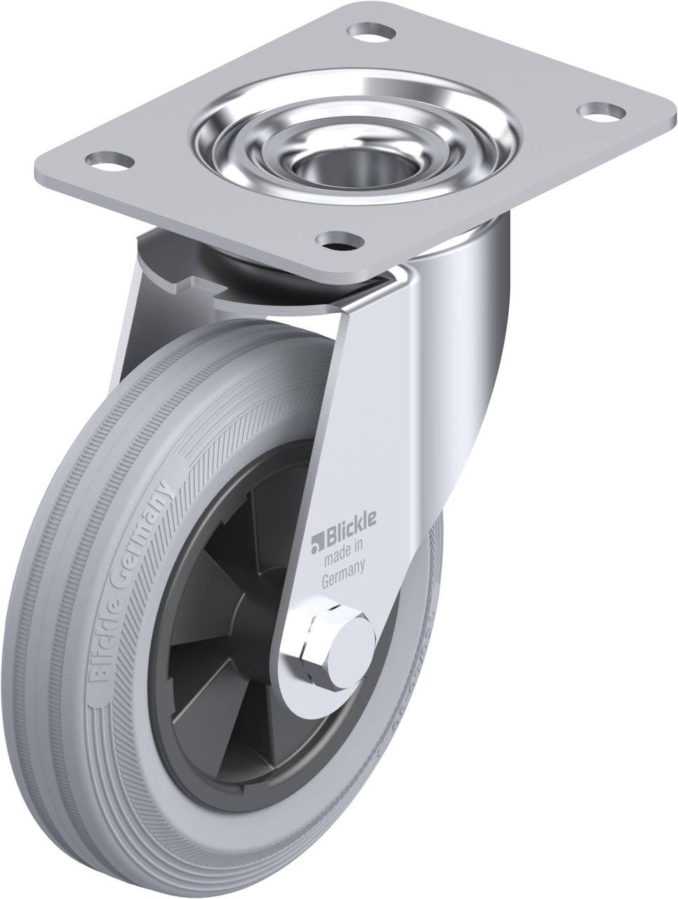 Blickle 657643 LE-VPP 150G-SG Kółko skrętne Średnica koła: 150 mm Maksymalne obciążenie: 135 kg 1 szt. - obrazek 1
