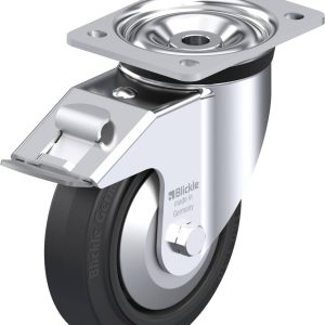 Blickle 741848 LK-POEV 160R-FI-FA Kółko skrętne z hamulcem Średnica koła: 160 mm Maksymalne obciążenie: 400 kg 1 szt.