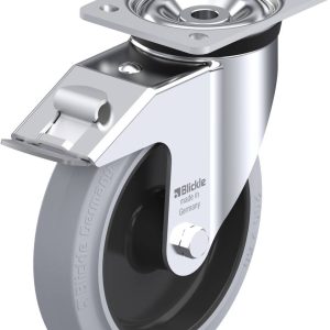 Blickle 690768 LK-POEV 200R-FI-SG Kółko skrętne z hamulcem Średnica koła: 200 mm Maksymalne obciążenie: 500 kg 1 szt. Blickle 690768 LK-POEV 200R-FI-SG Kółko skrętne z hamulcem Średnica koła: 200 mm Maksymalne obciążenie: 500 kg 1 szt.