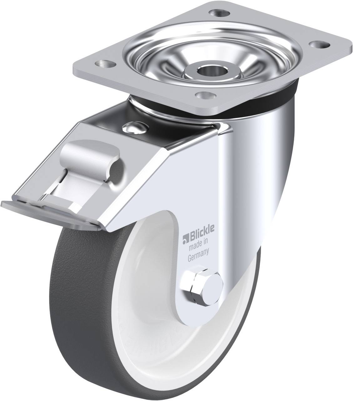 Blickle 622324 LK-POTH 150R-FI Kółko skrętne z hamulcem Średnica koła: 150 mm Maksymalne obciążenie: 500 kg 1 szt. - obrazek 1