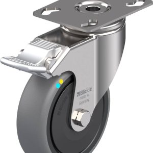 Blickle 624650 LKPXA-TPA 101KFD-FI-ELS Kółko skrętne z hamulcem Średnica koła: 100 mm Maksymalne obciążenie: 70 kg 1 szt Blickle 624650 LKPXA-TPA 101KFD-FI-ELS Kółko skrętne z hamulcem Średnica koła: 100 mm Maksymalne obciążenie: 70 kg 1 szt