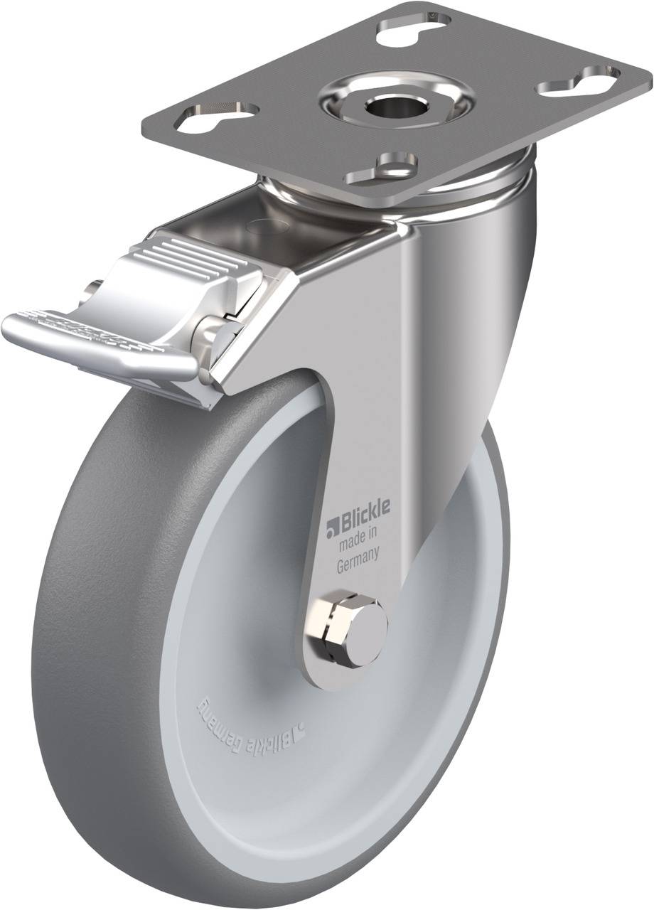 Blickle 527135 LKPXA-TPA 126G-FI Kółko skrętne z hamulcem Średnica koła: 125 mm Maksymalne obciążenie: 120 kg 1 szt. - obrazek 1
