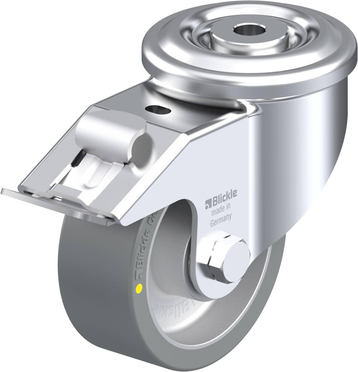 Blickle 628230 LKR-ALTH 100K-FI-AS Kółko skrętne z hamulcem Średnica koła: 100 mm Maksymalne obciążenie: 350 kg 1 szt. - obrazek 1