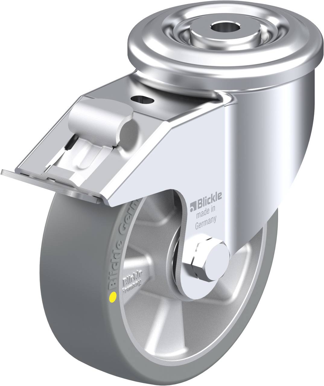 Blickle 733683 LKR-ALTH 125K-FI-AS Kółko skrętne z hamulcem Średnica koła: 125 mm Maksymalne obciążenie: 350 kg 1 szt. - obrazek 1