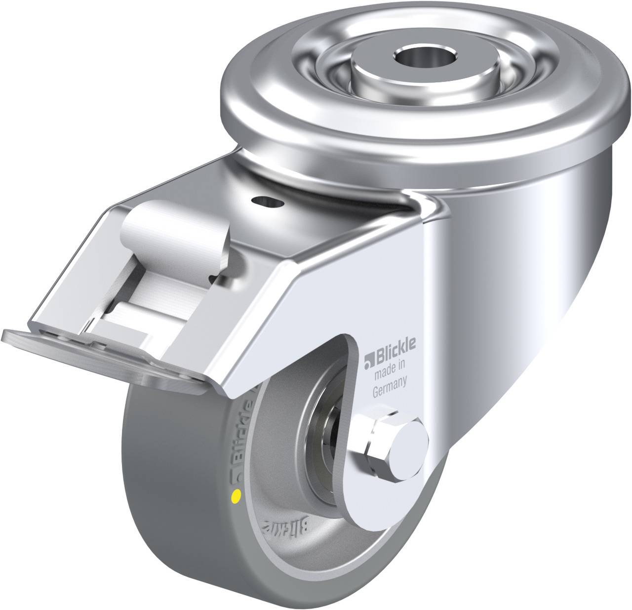 Blickle 842509 LKR-ALTH 80K-FI-AS Kółko skrętne z hamulcem Średnica koła: 80 mm Maksymalne obciążenie: 200 kg 1 szt. - obrazek 1