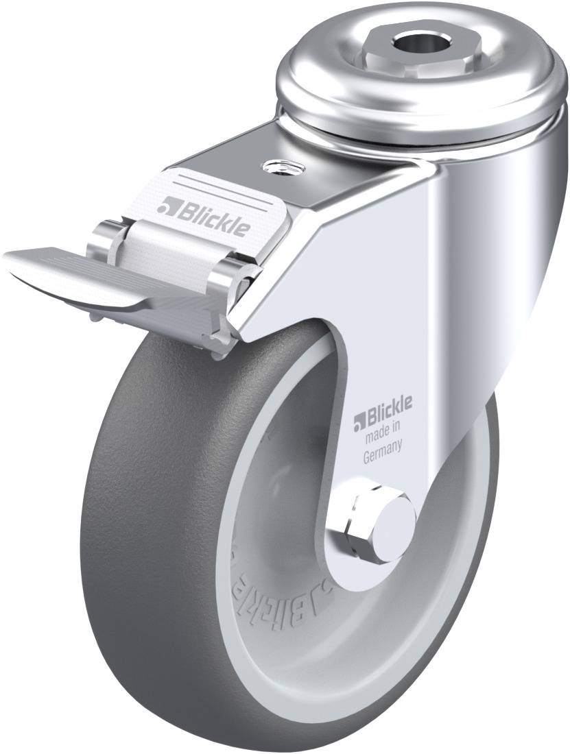 Blickle 846950 LKRA-PATH 101G-11-FI Kółko skrętne z hamulcem Średnica koła: 100 mm Maksymalne obciążenie: 120 kg 1 szt. - obrazek 1