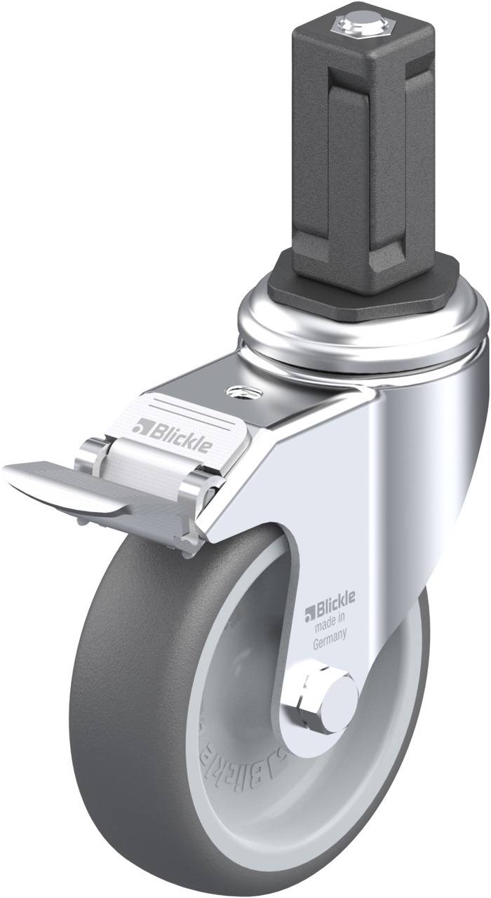 Blickle 848770 LKRA-PATH 101G-11-FI-EV14 Kółko skrętne z hamulcem Średnica koła: 100 mm Maksymalne obciążenie: 120 kg 1 - obrazek 1