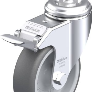 Blickle 848756 LKRA-PATH 101G-FI-GS12 Kółko skrętne z hamulcem Średnica koła: 100 mm Maksymalne obciążenie: 120 kg 1 szt Blickle 848756 LKRA-PATH 101G-FI-GS12 Kółko skrętne z hamulcem Średnica koła: 100 mm Maksymalne obciążenie: 120 kg 1 szt