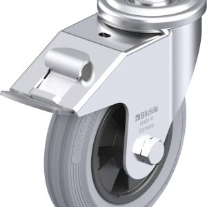 Blickle 698381 LER-VPP 150R-FI-SG Kółko skrętne z hamulcem Średnica koła: 150 mm Maksymalne obciążenie: 135 kg 1 szt. Blickle 698381 LER-VPP 150R-FI-SG Kółko skrętne z hamulcem Średnica koła: 150 mm Maksymalne obciążenie: 135 kg 1 szt.
