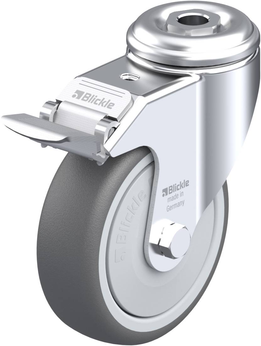 Blickle 754847 LKRA-PATH 101KF-FI Kółko skrętne z hamulcem Średnica koła: 100 mm Maksymalne obciążenie: 120 kg 1 szt. - obrazek 1