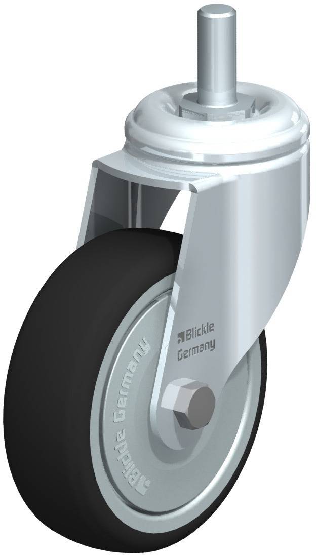 Blickle 848792 LKRA-PATH 101KF-GS12 Kółko skrętne Średnica koła: 100 mm Maksymalne obciążenie: 120 kg 1 szt. - obrazek 1