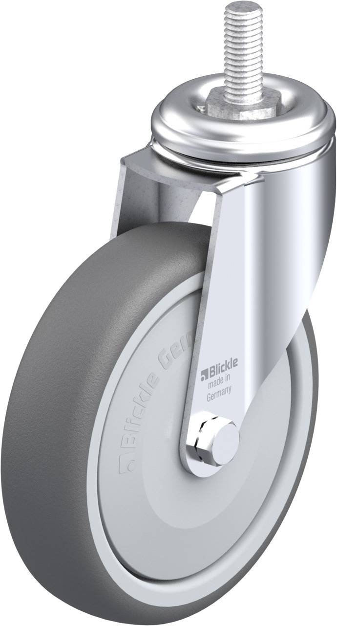 Blickle 848873 LKRA-PATH 126KF-GS12 Kółko skrętne Średnica koła: 125 mm Maksymalne obciążenie: 120 kg 1 szt. - obrazek 1