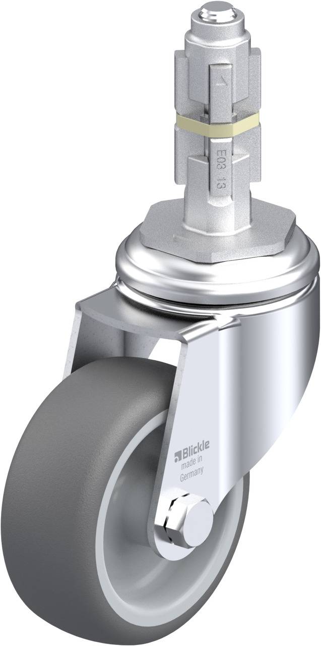Blickle 290825 LKRA-PATH 80G-11-E13 Kółko skrętne Średnica koła: 80 mm Maksymalne obciążenie: 120 kg 1 szt. - obrazek 1