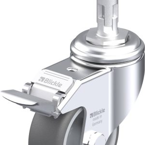 Blickle 737867 LKRA-PATH 80G-11-FI-E11 Kółko skrętne z hamulcem Średnica koła: 80 mm Maksymalne obciążenie: 120 kg 1 szt