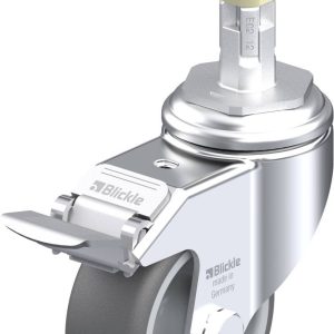 Blickle 466094 LKRA-PATH 80G-11-FI-E12 Kółko skrętne z hamulcem Średnica koła: 80 mm Maksymalne obciążenie: 120 kg 1 szt