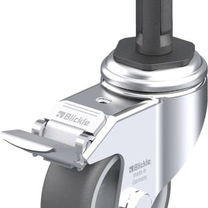 Blickle 848683 LKRA-PATH 80G-11-FI-ER12 Kółko skrętne z hamulcem Średnica koła: 80 mm Maksymalne obciążenie: 120 kg 1 sz Blickle 848683 LKRA-PATH 80G-11-FI-ER12 Kółko skrętne z hamulcem Średnica koła: 80 mm Maksymalne obciążenie: 120 kg 1 sz