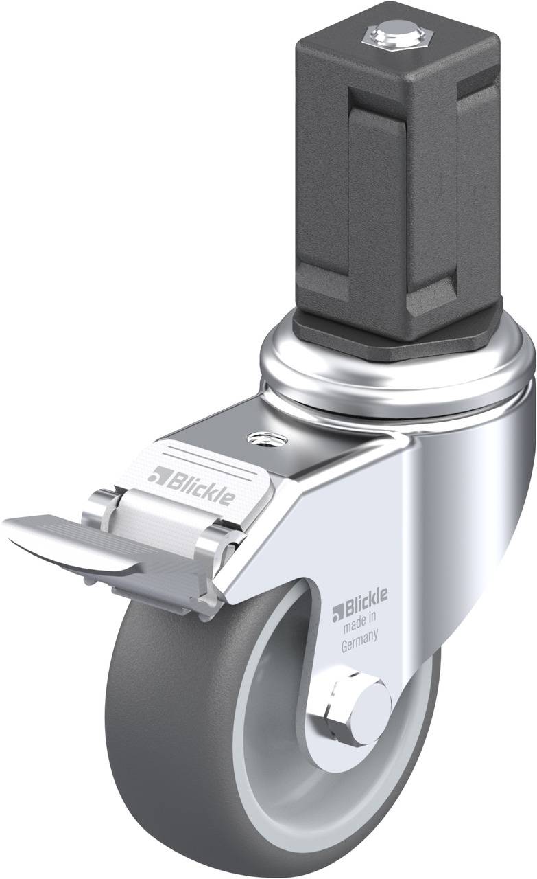 Blickle 848691 LKRA-PATH 80G-11-FI-EV17 Kółko skrętne z hamulcem Średnica koła: 80 mm Maksymalne obciążenie: 120 kg 1 sz - obrazek 1