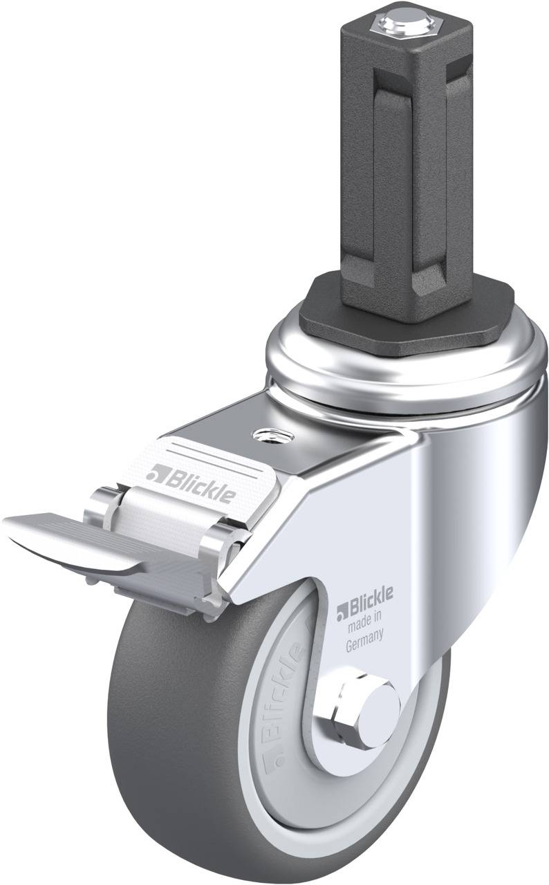 Blickle 848730 LKRA-PATH 80KF-11-FI-EV13 Kółko skrętne z hamulcem Średnica koła: 80 mm Maksymalne obciążenie: 120 kg 1 s - obrazek 1