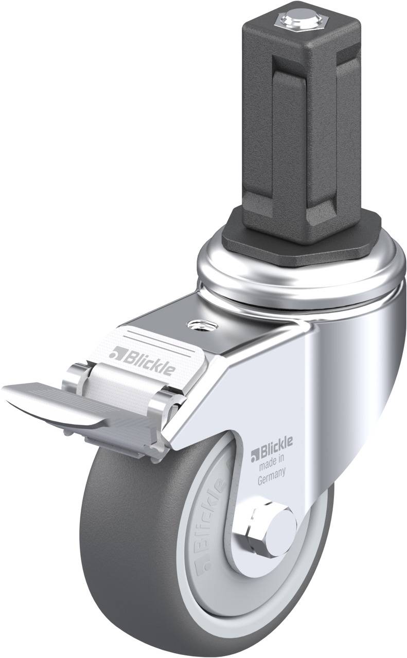 Blickle 848731 LKRA-PATH 80KF-11-FI-EV14 Kółko skrętne z hamulcem Średnica koła: 80 mm Maksymalne obciążenie: 120 kg 1 s - obrazek 1