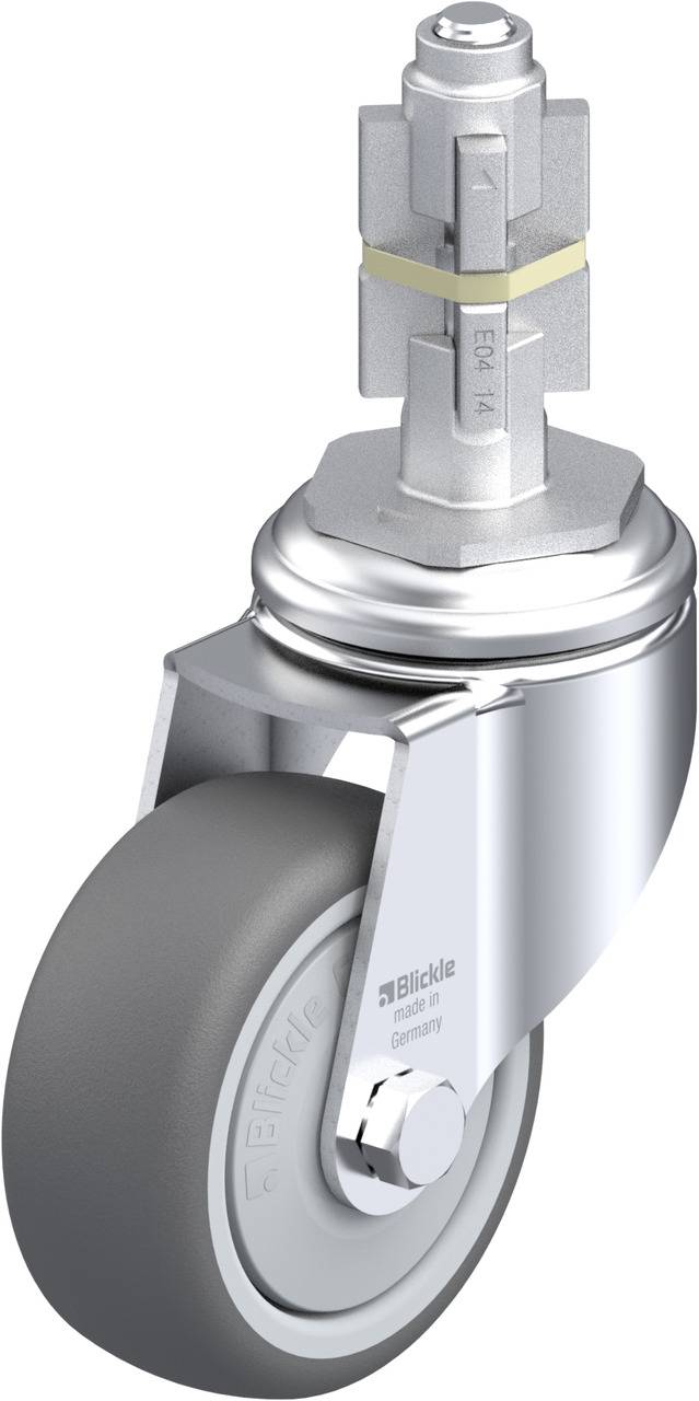 Blickle 848744 LKRA-PATH 80KF-11-E14 Kółko skrętne Średnica koła: 80 mm Maksymalne obciążenie: 120 kg 1 szt. - obrazek 1