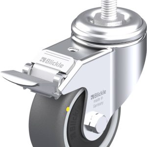 Blickle 848708 LKRA-PATH 80KF-FI-ELS-GS12 Kółko skrętne z hamulcem Średnica koła: 80 mm Maksymalne obciążenie: 100 kg 1 Blickle 848708 LKRA-PATH 80KF-FI-ELS-GS12 Kółko skrętne z hamulcem Średnica koła: 80 mm Maksymalne obciążenie: 100 kg 1