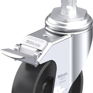 Blickle 327726 LKRA-POA 100G-11-FI-E12 Kółko skrętne z hamulcem Średnica koła: 100 mm Maksymalne obciążenie: 120 kg 1 sz