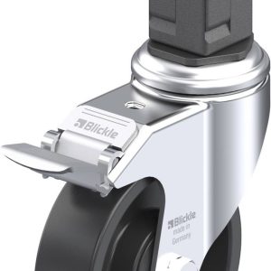 Blickle 849025 LKRA-POA 100K-11-FI-EV17 Kółko skrętne z hamulcem Średnica koła: 100 mm Maksymalne obciążenie: 120 kg 1 s