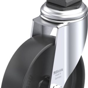 Blickle 849052 LKRA-POA 125G-11-EV17 Kółko skrętne Średnica koła: 125 mm Maksymalne obciążenie: 120 kg 1 szt.