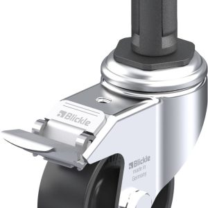 Blickle 848984 LKRA-POA 80G-11-FI-ER13 Kółko skrętne z hamulcem Średnica koła: 80 mm Maksymalne obciążenie: 120 kg 1 szt