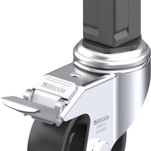 Blickle 848990 LKRA-POA 80G-11-FI-EV17 Kółko skrętne z hamulcem Średnica koła: 80 mm Maksymalne obciążenie: 120 kg 1 szt