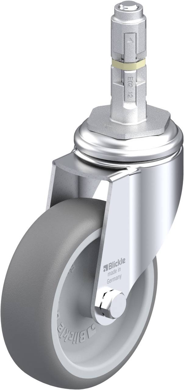 Blickle 557215 LKRA-TPA 101G-11-E12 Kółko skrętne Średnica koła: 100 mm Maksymalne obciążenie: 110 kg 1 szt. - obrazek 1