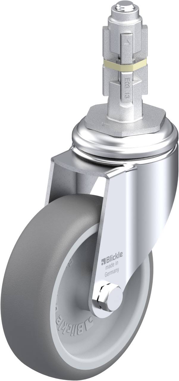 Blickle 568410 LKRA-TPA 101G-11-E13 Kółko skrętne Średnica koła: 100 mm Maksymalne obciążenie: 110 kg 1 szt. - obrazek 1