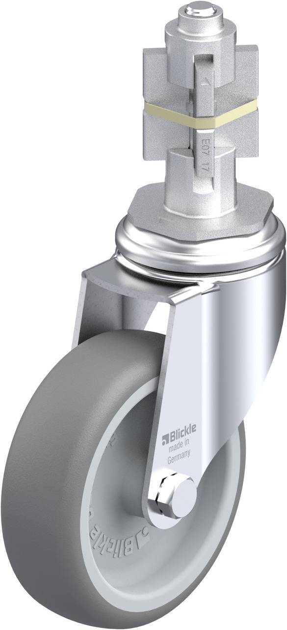 Blickle 651703 LKRA-TPA 101G-11-E17 Kółko skrętne Średnica koła: 100 mm Maksymalne obciążenie: 110 kg 1 szt. - obrazek 1