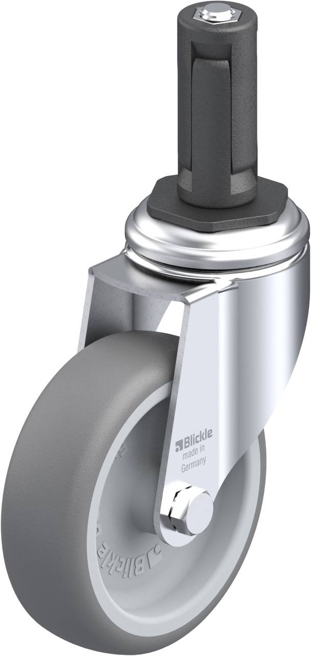 Blickle 845493 LKRA-TPA 101G-11-ER13 Kółko skrętne Średnica koła: 100 mm Maksymalne obciążenie: 110 kg 1 szt. - obrazek 1