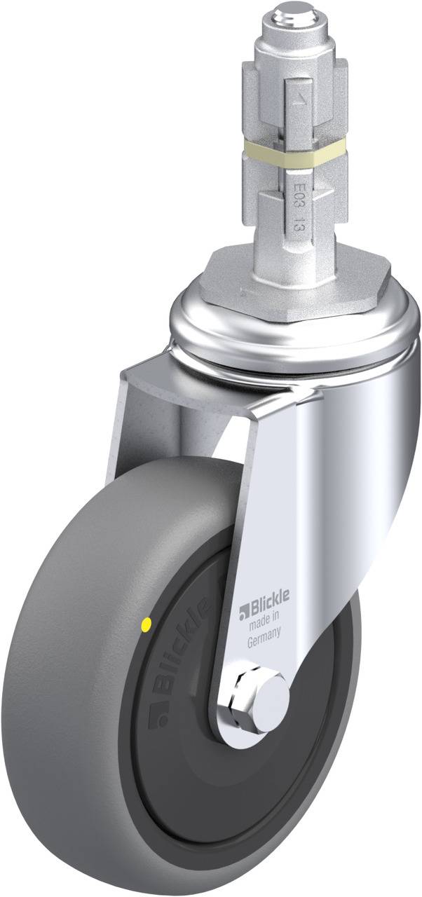 Blickle 750713 LKRA-TPA 101KF-11-ELS-E13 Kółko skrętne Średnica koła: 100 mm Maksymalne obciążenie: 70 kg 1 szt. - obrazek 1